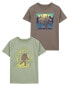 Kid 2-Pack Animals Graphic Tees XS