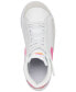 Фото #3 товара Little Girls' Blazer Mid '77 Fastening Strap Casual Sneakers from Finish Line