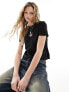 Фото #1 товара Calvin Klein Jeans monologo baby t-shirt in black