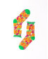 Фото #1 товара Women's Orange Floral Sheer Sock