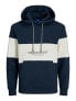 Фото #1 товара Худи Jack & Jones JORLAKEWOOD Relaxed Fit Sky Captain