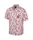 ფოტო #3 პროდუქტის Men's White Montana Grizzlies Spontaneous is Romantic Camp Button-Up Shirt