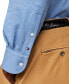 Фото #3 товара Men's Pique Popover Long Sleeve Regular Fit Shirt