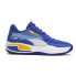 Фото #2 товара Puma Court Rider Basketball Mens Blue Sneakers Athletic Shoes 19506401