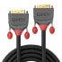 Фото #2 товара Lindy 25m DVI-D Single Link Cable - Anthra Line - 25 m - DVI-D - DVI-D - Male - Male - Black