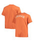 Фото #1 товара Men's Texas Orange Texas Longhorns Big and Tall Arch Team Logo T-shirt