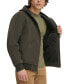 ფოტო #3 პროდუქტის Men's Workwear Hoodie Bomber Jacket with Quilted Lining