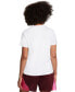 ფოტო #2 პროდუქტის Women's Swoosh Fly Dri-FIT Crewneck Graphic T-Shirt