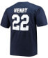 Фото #2 товара Men's Big and Tall Derrick Henry Navy Tennessee Titans Player Name Number T-shirt