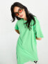 Фото #1 товара Only oversized maxi t-shirt dress in bright green
