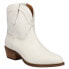 Dingo Saguaro Snip Toe Pull On Cowboy Booties Womens White Casual Boots DI825-WH 8 - фото #2