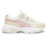 Фото #1 товара Puma Cassia Via Lace Up Womens White Sneakers Casual Shoes 38922311