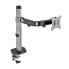 Фото #2 товара ACT Single monitor arm office - silver - Clamp/Bolt-through - 9 kg - 43.2 cm (17") - 81.3 cm (32") - 100 x 100 mm - Silver