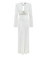 ფოტო #1 პროდუქტის Women's Cut-Out Long Dress