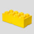Фото #1 товара LEGO STORAGE BRICK 8 - Yellow - Polypropylene (PP) - 500 mm - 250 mm - 180 mm