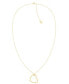 Фото #1 товара Tommy Hilfiger open Heart Crystal Necklace