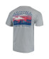 Фото #4 товара Men's Gray Arizona Wildcats Team Comfort Colors Campus Scenery T-shirt