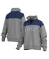 Women's Gray Penn State Nittany Lions Avon Fleece Quarter-Zip Jacket