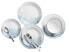 Фото #2 товара Tranquil Reflections 12 Pc. Dinnerware Set, Service for 4