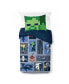Фото #3 товара Minecraft Emblematic 100% Organic Cotton Twin Duvet Cover & Sham Set