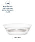 Brushed Silver-Tone Soup or Cereal Bowl