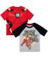 ფოტო #1 პროდუქტის Toddler Boys Avengers Spider-Man 2 Pack T-Shirts to (2T - 18-20)