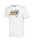 ფოტო #3 პროდუქტის Men's Charcoal, White Pittsburgh Steelers Downfield T-shirt Shorts Sleep Set