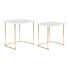 Фото #3 товара Набор из двух столиков DKD Home Decor Белый Позолоченный 51 x 43 x 49 cm