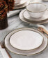 Textured, Uneven Dimpled Design Ricardo 16 Piece Stoneware Dinnerware Set, Service for 4