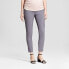 Mid-Rise Over Belly Cropped Skinny Maternity Trousers - Isabel Maternity by