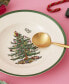 Christmas Tree Rim Soup Bowls, Set of 4