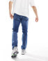 Фото #4 товара Lee Rider slim fit jeans in vintage dark wash