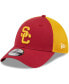 Фото #1 товара Men's Cardinal USC Trojans Evergreen Neo 39THIRTY Flex Hat