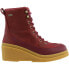 Фото #1 товара Muck Boot Liberty Waterproof Wedge Booties Womens Red Casual Boots LWW-6BUR