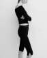 Фото #2 товара Women's Belted Capri Trousers