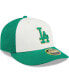 Men's White, Green Los Angeles Dodgers 2024 St. Patrick's Day Low Profile 59FIFTY Fitted Hat