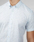 ფოტო #6 პროდუქტის Men's Optic Geo Print Short Sleeve Shirt