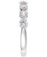 ფოტო #3 პროდუქტის Diamond Seven Stone Band (1 ct. t.w.) in 14k White Gold