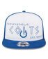 Фото #4 товара Men's White, Royal Indianapolis Colts Banger 9FIFTY Trucker Snapback Hat