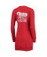 Фото #2 товара Women's Crimson Oklahoma Sooners 2-Hit Sweatshirt Dress