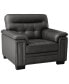 Фото #1 товара Harrison 43" Leather Traditional Chair