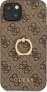 Guess Guess GUHCP13S4GMRBR iPhone 13 mini 5,4" brązowy/brown hardcase 4G with ring stand