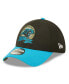 Фото #3 товара Men's Black, Blue Carolina Panthers 2022 Salute To Service 39THIRTY Flex Hat