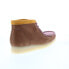 Фото #16 товара Clarks Wallabee Boot 26163074 Mens Brown Suede Lace Up Chukkas Boots