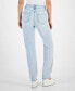 ფოტო #2 პროდუქტის Women's High-Rise Straight-Leg Jeans, Created for Macy's