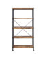 Фото #1 товара Wadsworth Industrial Four-shelf Bookcase