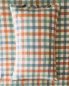 Gingham flannel pillowcase