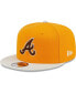 ფოტო #1 პროდუქტის Men's Gold Atlanta Braves Tiramisu 9FIFTY Snapback Hat