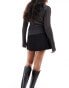 Weekday wrap mini skirt in black 36 - фото #4