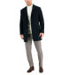 Фото #4 товара Men's Wool Blend Solid Overcoat